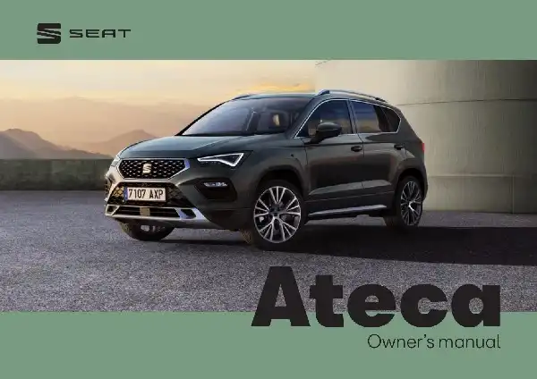 Seat Ateca 2021 MY. Owner&#39;s Manual