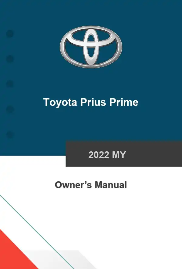 Toyota Prius Prime 2022 MY. Owner&#39;s Manual