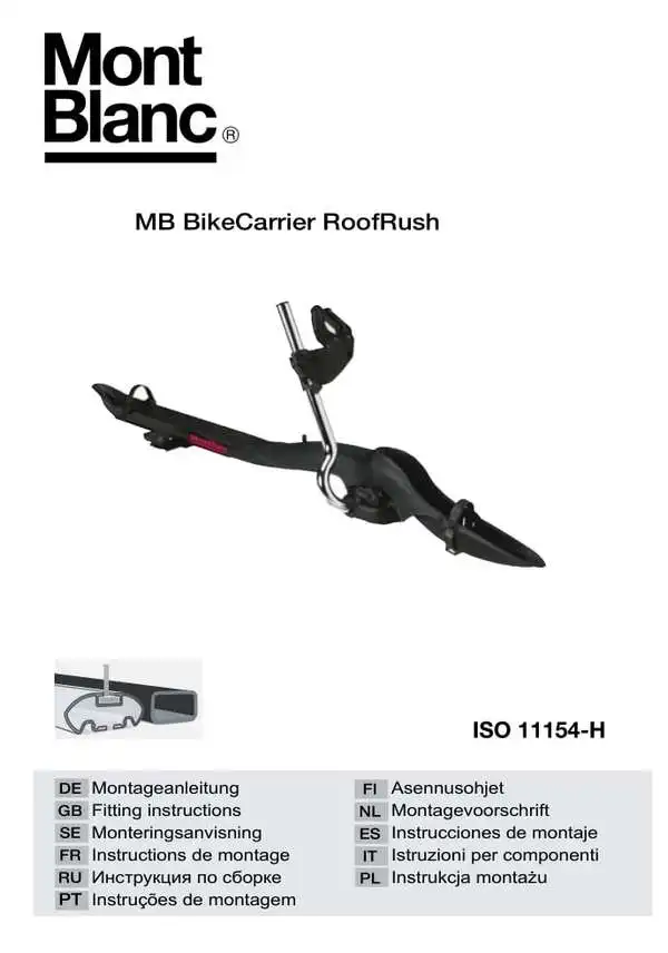 Додаткове обладнання SsangYong. Велокріплення на поперечини (лев.) Barracuda