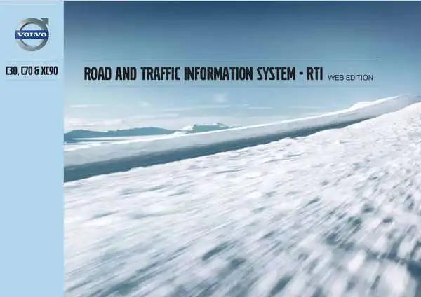 Volvo C70 2013 року. Інструкція із застосування Road and Traffic Information system (RTI)