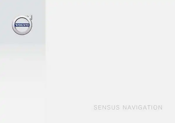 Volvo S60 2018 року. Керівництво з експлуатації Sensus Navigation