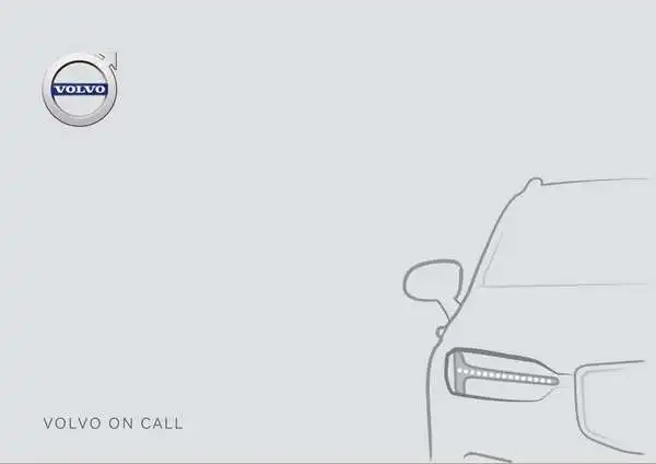 Volvo S60 Twin Engine 2020 року ранній. Керівництво з експлуатації Volvo on Call (VOC)