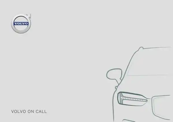 Volvo V60 Cross Country 2019 року. Керівництво з експлуатації Volvo on Call (VOC)