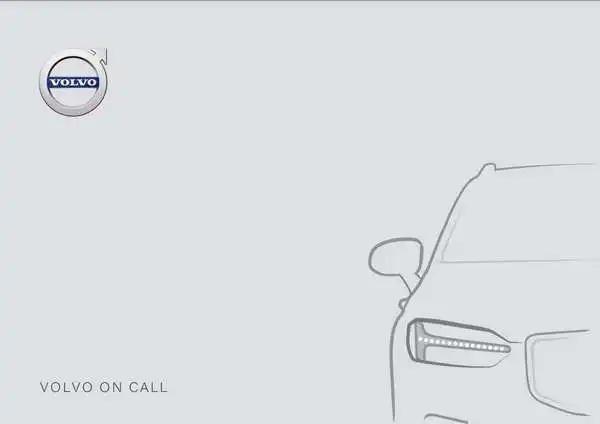 Volvo V60 Cross Country 2020 пізній. Керівництво з експлуатації Volvo on Call (VOC)
