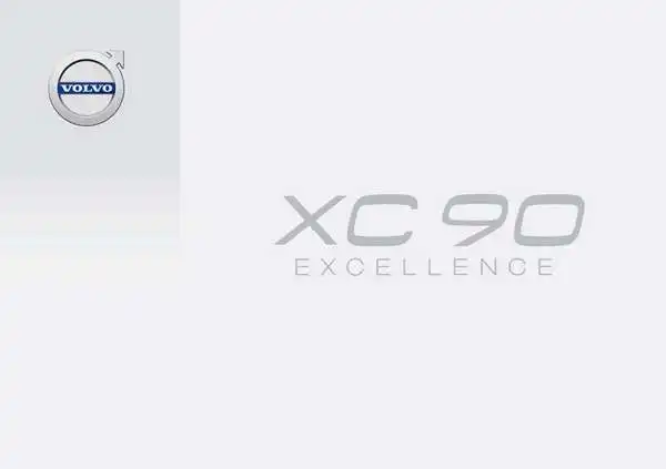‏Volvo XC90 Twin Engine 2018 року. Керівництво з експлуатації Excellence