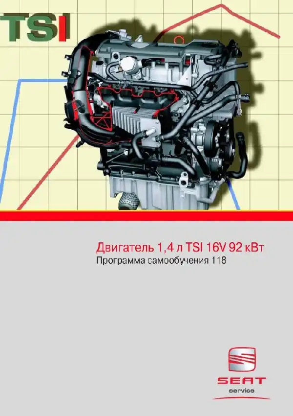 Seat. Програма самонавчання 118. Двигун 1.4 л. TSI 16V 92 кВт