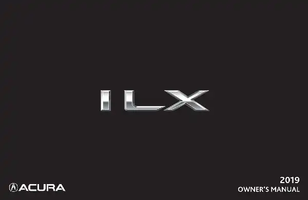 Acura ILX 2019 MY. Owner&#39;s Manual