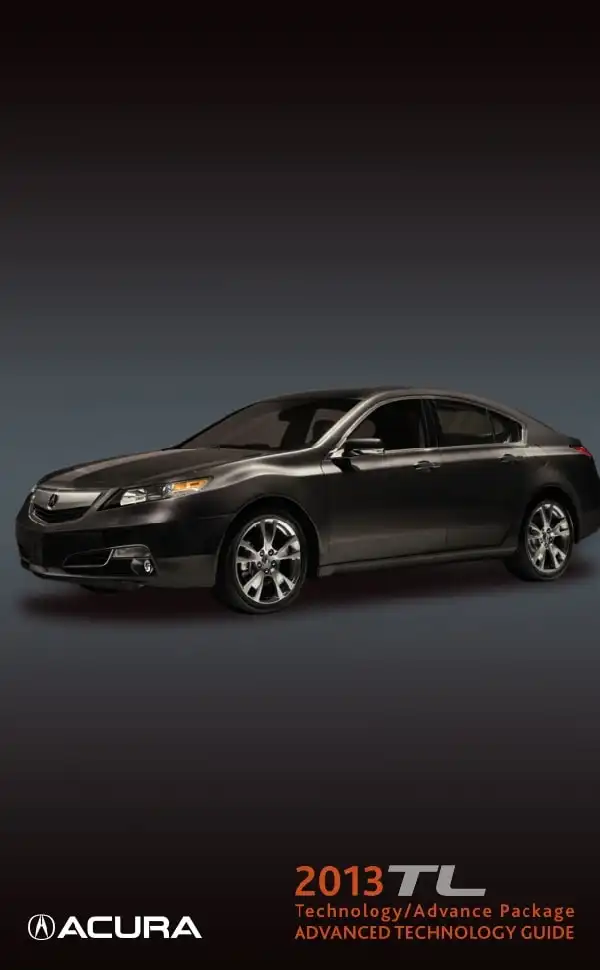 Acura TL 2013 MY. Technology Reference Guide (Тех)