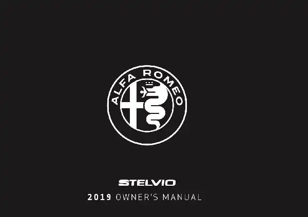 Alfa Romeo Stelvio 2019 MY. Owner&#39;s Manual