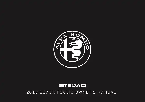 Alfa Romeo Stelvio Quadrifoglio 2018 року. Owner&#39;s Manual