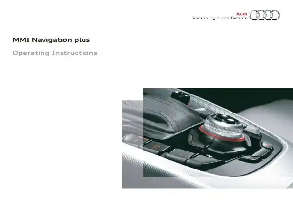 Audi A4, S4 2011 MY. MMI Navigation Plus. Operating Instructions