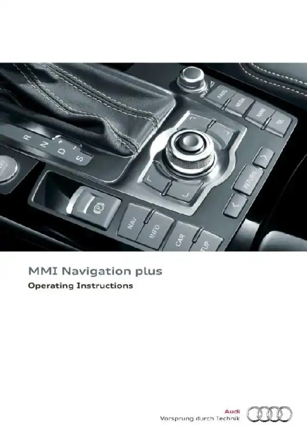 Audi Q7 2012 MY. MMI Navigation Plus. Operating Instructions