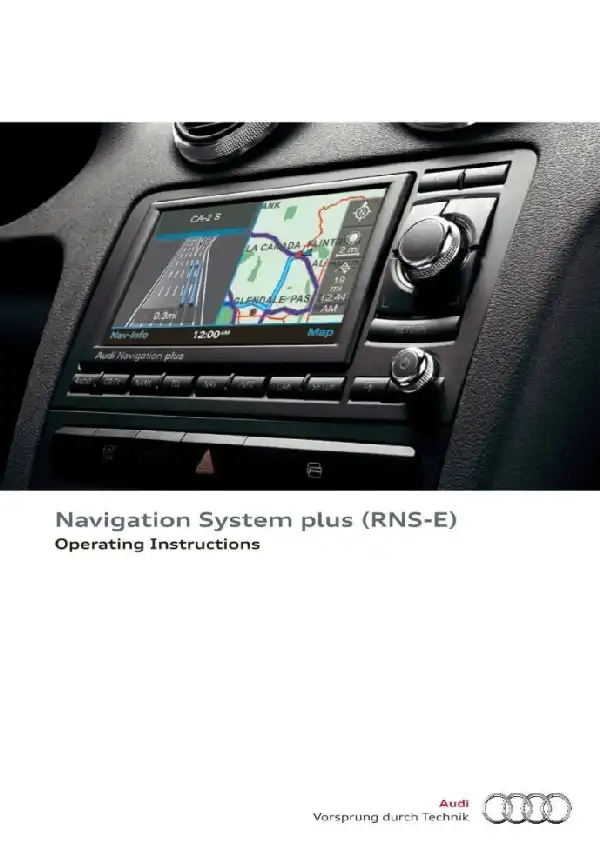 Audi TT, TTS Roadster 2014 MY. Navigation System plus (RNS-E). Operating Instructions