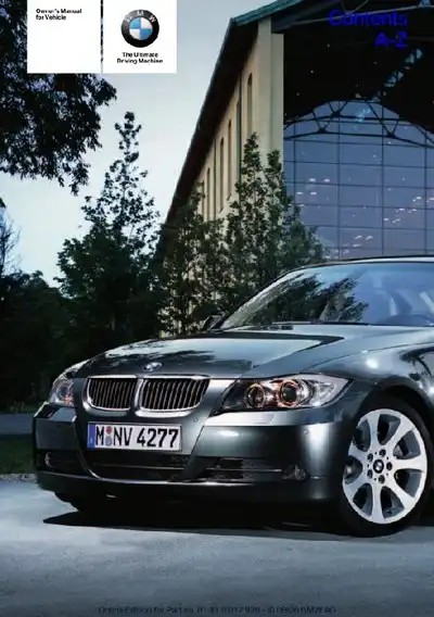 BMW 3 Series 2007 MY. Owner&#39;s Manual