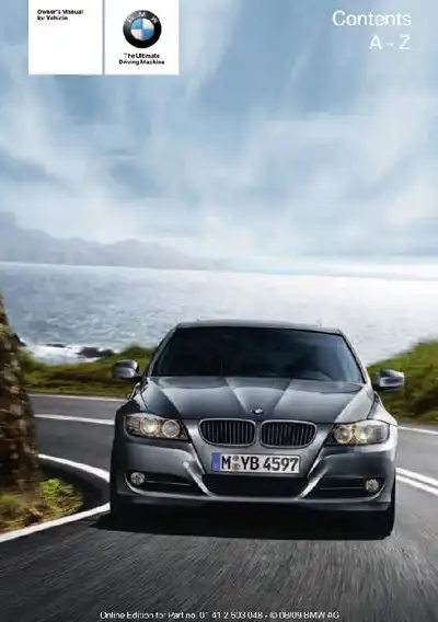 BMW 3 Series Sports Wagon 2010 MY. Owner&#39;s Manual