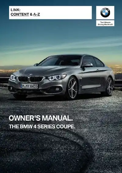BMW 4 Series 2019 MY. Owner&#39;s Manual