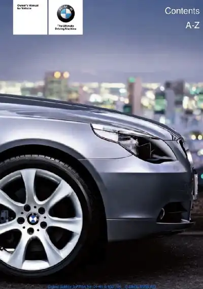 BMW 5 Series 2006 MY. Owner&#39;s Manual