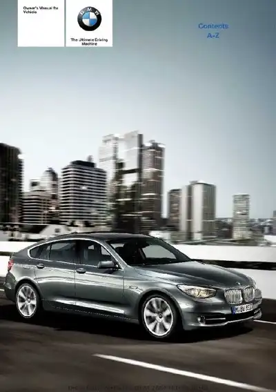 BMW 5 Series Gran Turismo 2010 MY. Owner&#39;s Manual