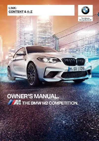 BMW M2 2019 MY. Owner&#39;s Manual