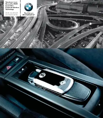 BMW Telephone Users Manual For BMW Assist With Bluetooth Wireless