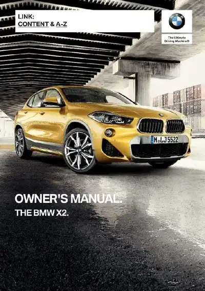 BMW X2 2018 MY. Owner&#39;s Manual