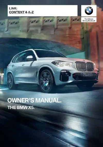 BMW X5 2019 MY. Owner&#39;s Manual