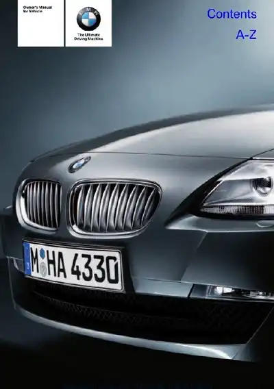 BMW Z4 Roadster 2007 MY. Owner&#39;s Manual