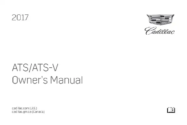 Cadillac ATS, ATS-V 2017 MY. Owner Manual