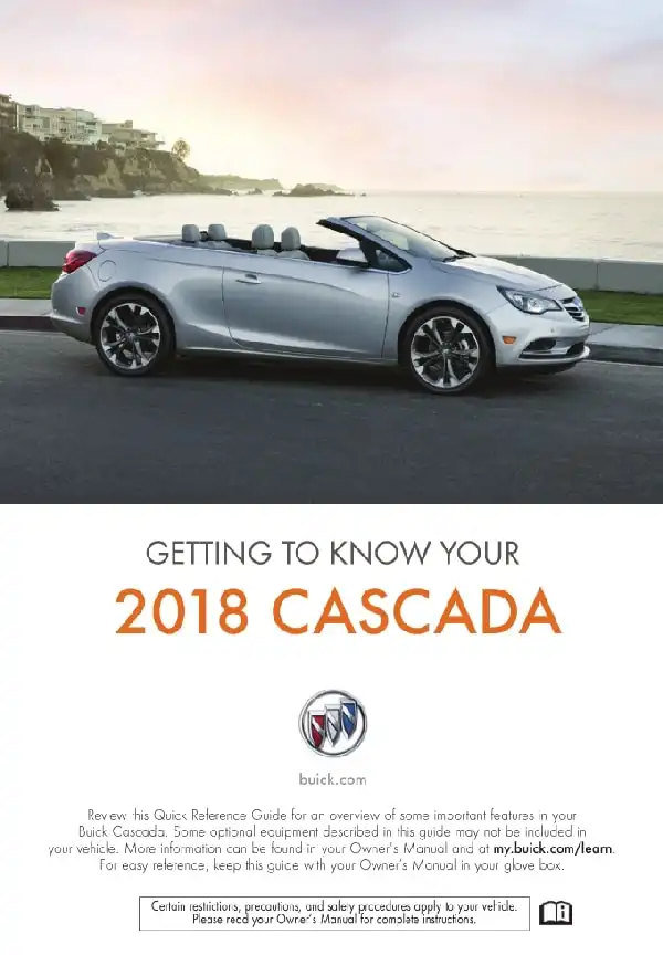 Buick Cascada 2018 MY. Getting to know
