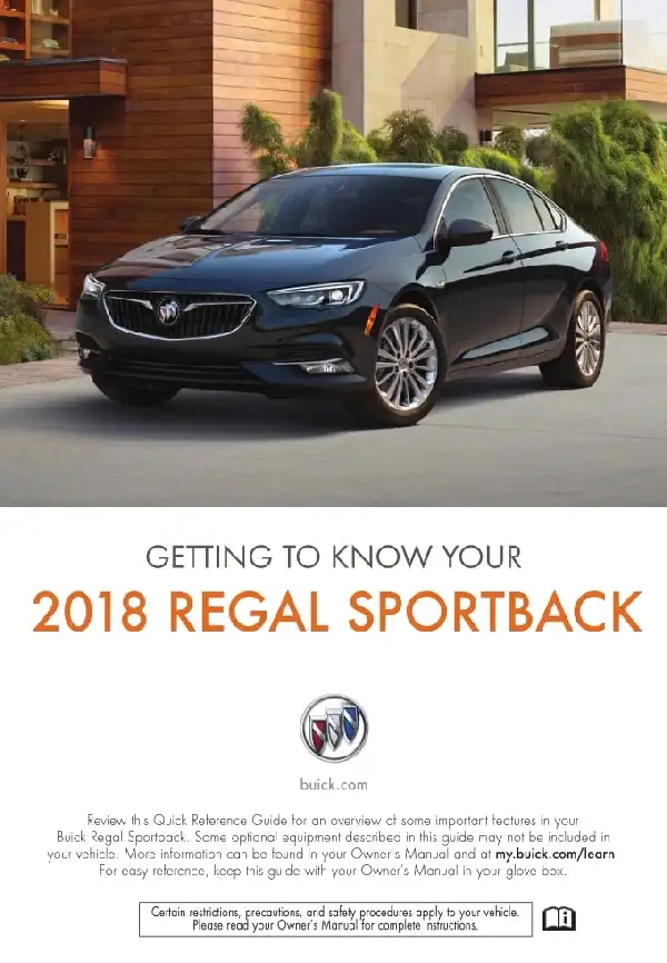 Buick Regal Sportback 2018 MY. Getting to know
