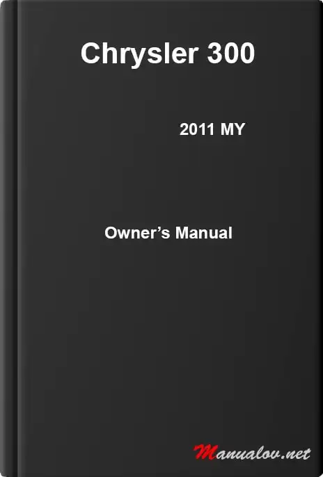 Chrysler 300 2011 MY. Owner&#39;s Manual