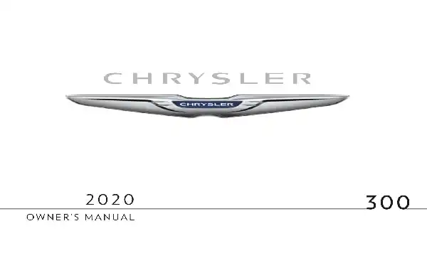 Chrysler 300 2020 MY. Owner&#39;s Manual