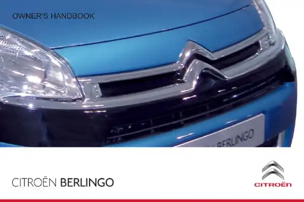 Citroen Berlingo 2012 MY. Owner&#39;s Manual
