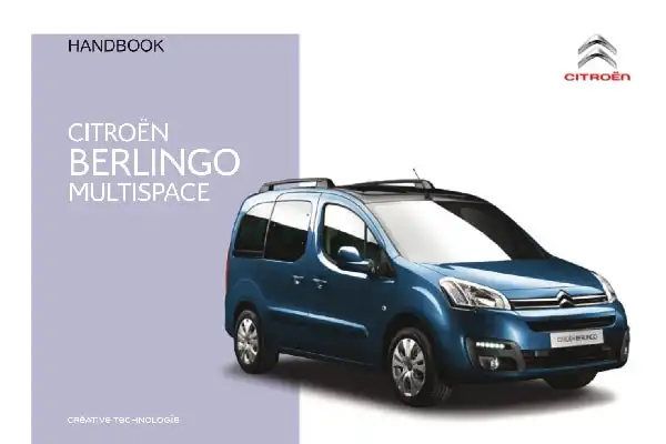 Citroen Berlingo Multispace 2016 MY. Owner&#39;s Manual
