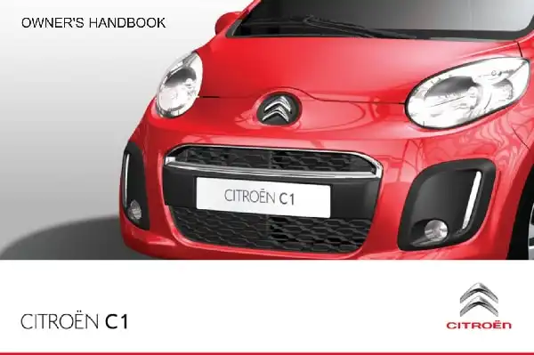 Citroen C1 2012 MY. Owner&#39;s Manual