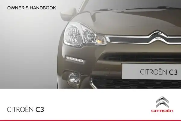 Citroen C3 2013 MY. Owner&#39;s Manual
