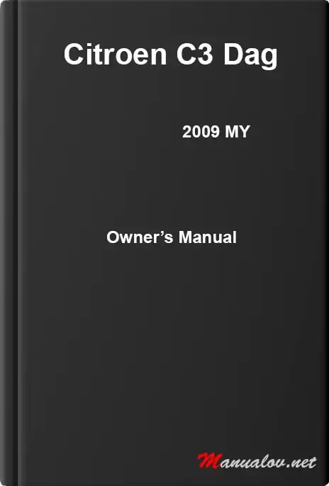 Citroen C3 Dag 2009 MY. Owner&#39;s Manual
