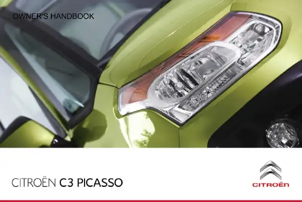 Citroen C3 Picasso 2011 MY. Owner&#39;s Manual