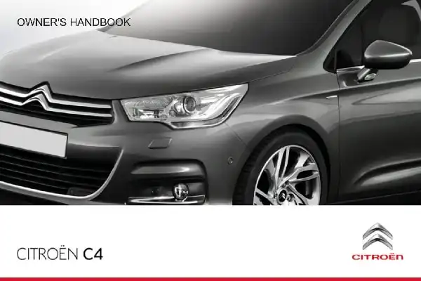 Citroen C4 2012 MY. Owner&#39;s Manual
