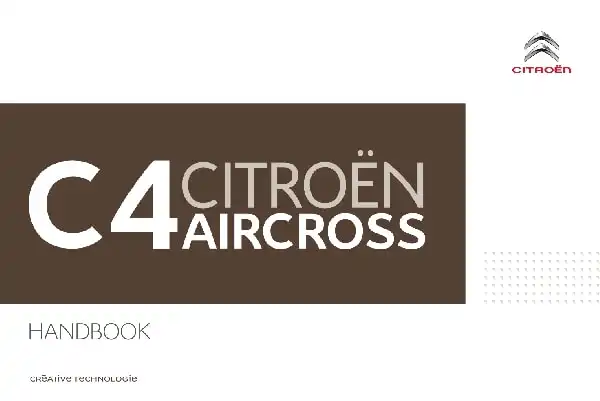 Citroen C4 Aircross 2017 MY. Owner&#39;s Manual