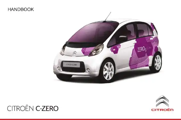 Citroen C-Zero 2015 MY. Owner&#39;s Manual