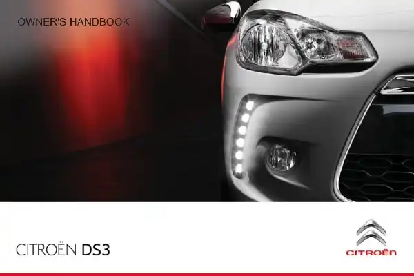 Citroen DS3 2011 MY. Owner&#39;s Manual