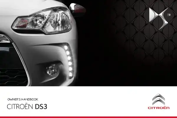 Citroen DS3 2013 MY. Owner&#39;s Manual