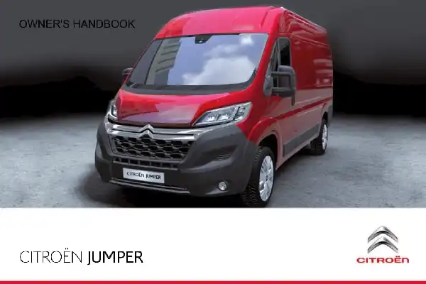 Citroen Jumper 2014 MY. Owner&#39;s Manual
