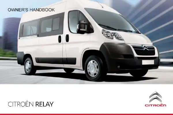 Citroen Jumper Relay 2012 MY. Owner&#39;s Manual