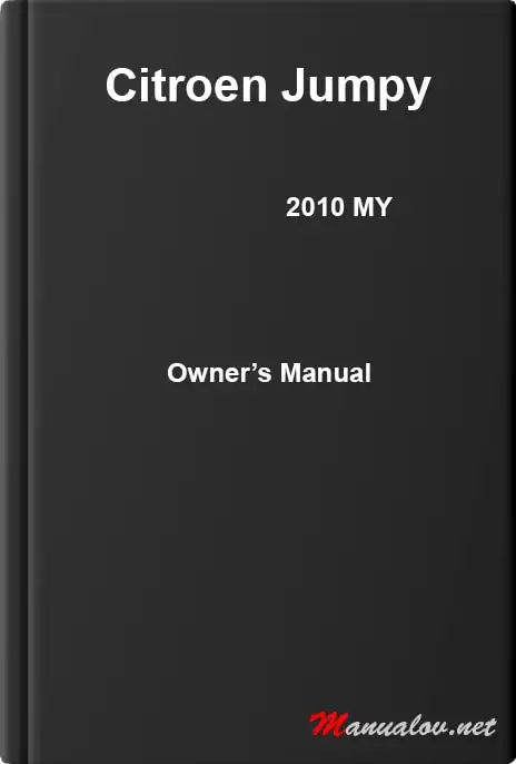 Citroen Jumpy 2010 MY. Owner&#39;s Manual