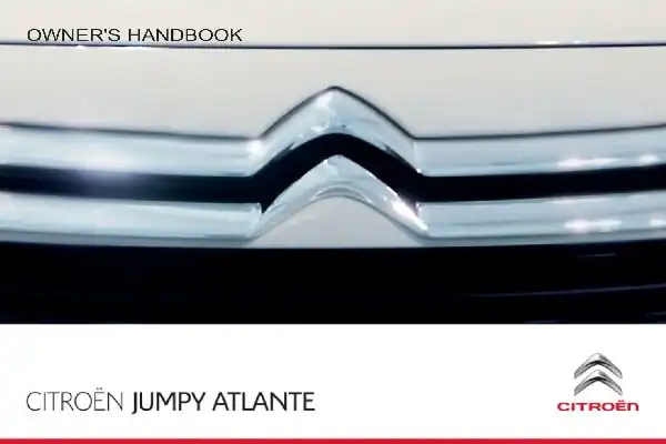 Citroen Jumpy Atlante 2012 MY. Owner&#39;s Manual