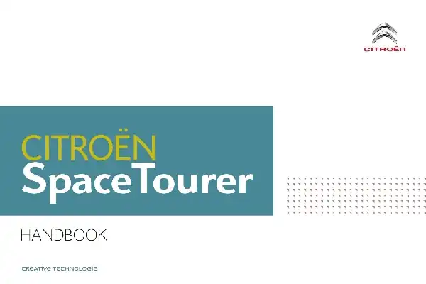 Citroen SpaceTourer 2016 MY. Owner&#39;s Manual