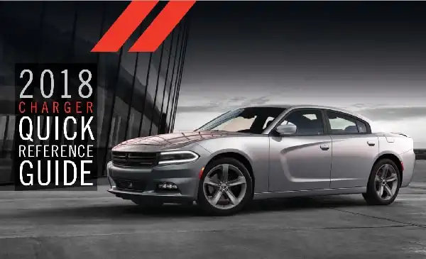 Dodge Charger 2018 MY. Quick Reference Guide