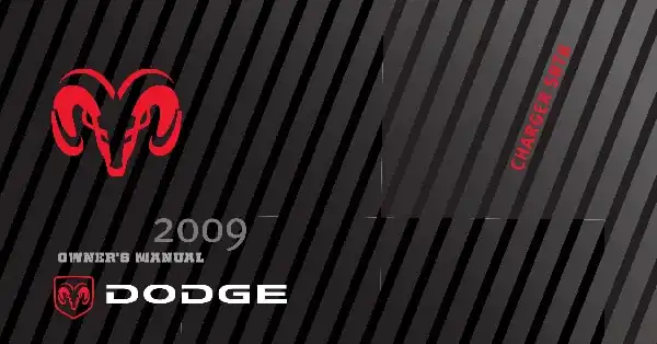 Dodge Charger SRT 2009 MY. Owner&#39;s Manual
